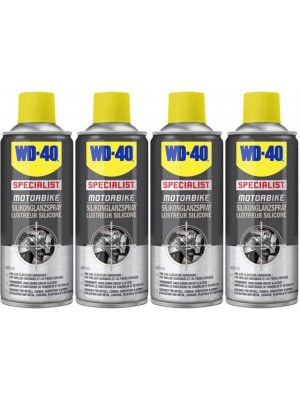 WD-40 Motorbike SPECIALIST Silikonglanzspray 4x 400 Milliliter