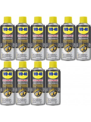 WD-40 Motorbike SPECIALIST Kettenwachs 10x 400 Milliliter