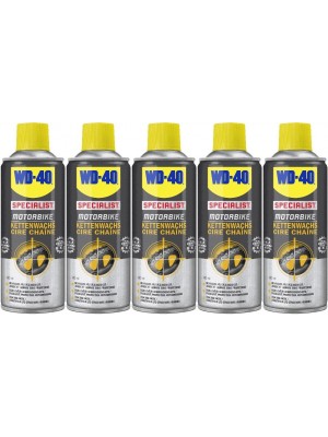 WD-40 Motorbike SPECIALIST Kettenwachs 5x 400 Milliliter