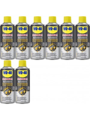 WD-40 Motorbike SPECIALIST Kettenwachs 8x 400 Milliliter