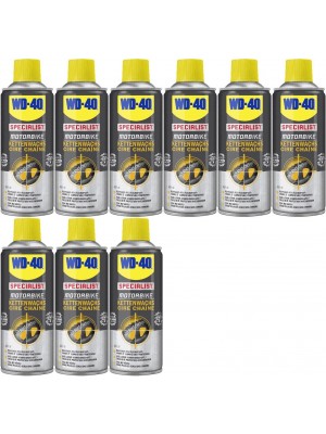 WD-40 Motorbike SPECIALIST Kettenwachs 9x 400 Milliliter