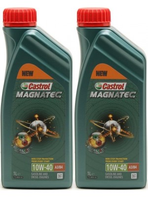 Castrol Magnatec 10W-40 A3/B4 Diesel & Benziner Motoröliter 2x 1l = 2 Liter
