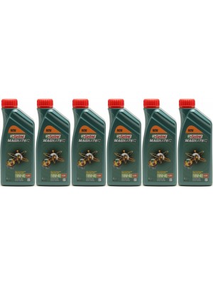 Castrol Magnatec 10W-40 A3/B4 Diesel & Benziner Motoröliter 6x 1l = 6 Liter