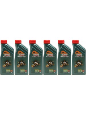 Castrol Magnatec 10W-40 A3/B4 Diesel & Benziner Motoröliter 6x 1l = 6 Liter