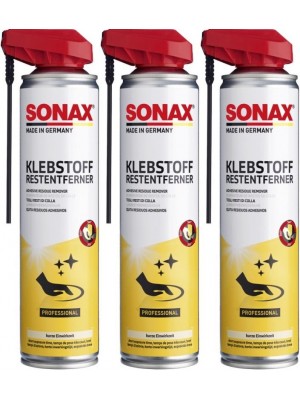 SONAX KlebstoffRestEntferner mit EasySpray 3x 400 Milliliter