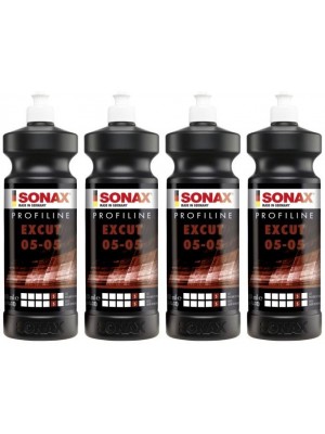 SONAX ProfiLine ExCut 05-05 silikonfrei 1 l 4x 1l = 4 Liter