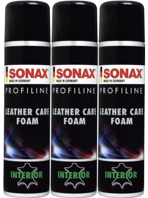 SONAX ProfiLine Leather Care Foam 3x 400 Milliliter