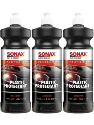 SONAX ProfiLine Plastic Protectant Exterior 1 l 3x 1l = 3 Liter