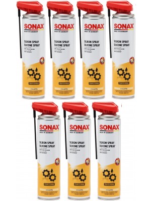 SONAX SilikonSpray mit EasySpray 7x 400 Milliliter