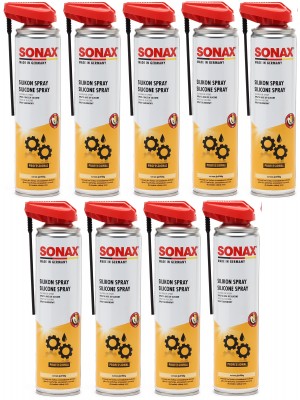 SONAX SilikonSpray mit EasySpray 9x 400 Milliliter