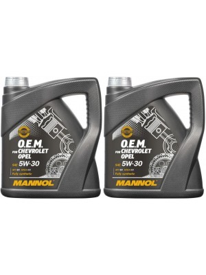 MANNOL 7701 O.E.M. for Chevrolet Opel 2x 4l = 8 Liter