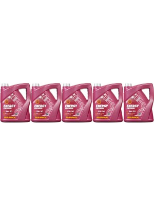 MANNOL 7908 ENERGY PREMIUM SAE 5W-30 5x 5 = 25 Liter