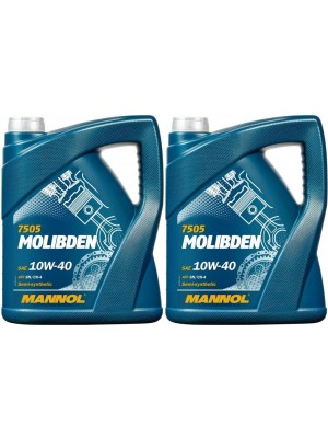 MANNOL 7505 MOLIBDEN BENZIN SAE 10W-40 2x 4l = 8 Liter