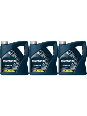 MANNOL 7405 UNIVERSAL SAE 15W-40 3x 4l = 12 Liter