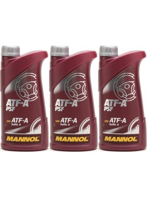 MANNOL 8203 ATF-A PSF Power steering fluid 3x 1l = 3 Liter