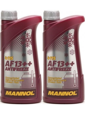 MANNOL Kühlerfrostschutz AF13++ 2x 1l = 2 Liter