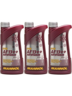 MANNOL Kühlerfrostschutz AF13++ 3x 1l = 3 Liter