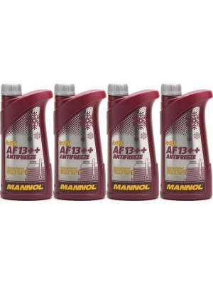 MANNOL Kühlerfrostschutz AF13++ 4x 1l = 4 Liter