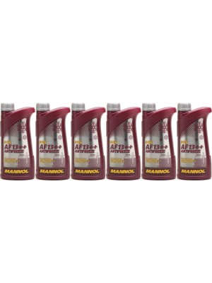 MANNOL Kühlerfrostschutz AF13++ 6x 1l = 6 Liter