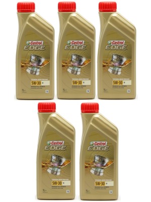 Castrol Edge 5W-30 M (BMW LL04 + MB 229.52) Motoröl 5x 1l = 5 Liter