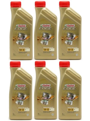 Castrol Edge 5W-30 M (BMW LL04 + MB 229.52) Motoröl 6x 1l = 6 Liter