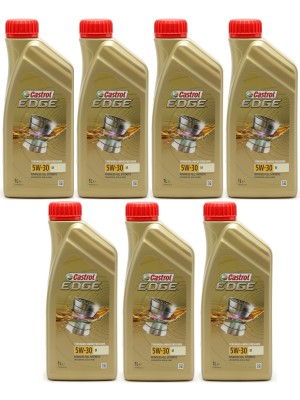 Castrol Edge 5W-30 M (BMW LL04 + MB 229.52) Motoröl 7x 1l = 7 Liter