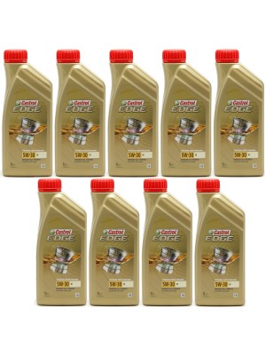 Castrol Edge 5W-30 M (BMW LL04 + MB 229.52) Motoröl 9x 1l = 9 Liter