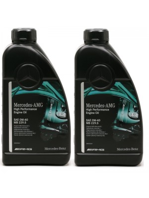 Original Mercedes Benz AMG High Performance MB 229.5 0W-40 Motoröl 2x 1l=2 Liter