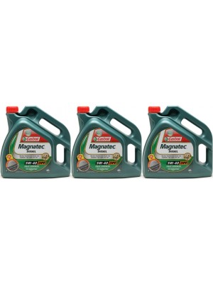 Castrol Magnatec Diesel 5W-40 DPF Motoröl 3x 4l = 12 Liter