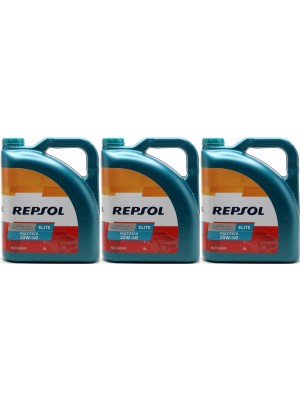 REPSOL ELITE MULTITECH 10W-40 3x 5 = 15 Liter