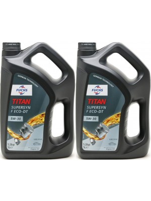 FUCHS TITAN Supersyn F Eco-DT SAE 5W-30 Motoröl 2x 5 = 10 Liter