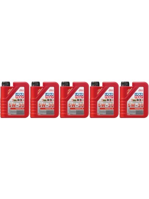 Liqui Moly 21286 Nachfüll-Öl 5W-30 Motoröl 5x 1l = 5 Liter