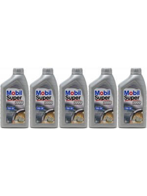 Mobil Super 3000 Formula P 0W-30 Motoröl 5x 1l = 5 Liter