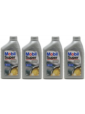 Mobil Super 3000 Formula M 5W-30 Motoröl 4x 1l = 4 Liter