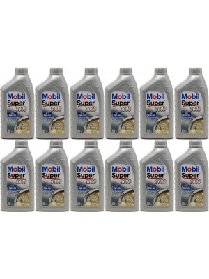 Mobil Super 3000 Formula XE X1 5W-30 Motoröl (BMW LL0-4)1l 12x 1l = 12 Liter