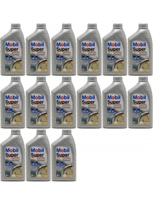 Mobil Super 3000 Formula XE X1 5W-30 Motoröl (BMW LL0-4)1l 15x 1l = 15 Liter