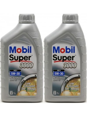 Mobil Super 3000 Formula XE X1 5W-30 Motoröl (BMW LL0-4)1l 2x 1l = 2 Liter