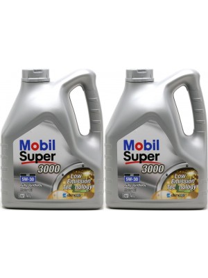 Mobil Super 3000 XE 5W-30 Motoröl 2x 4l = 8 Liter