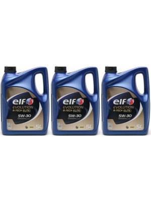 Elf Evolution R-Tech RN17 5W-30 Motoröl 3x 5 = 15 Liter