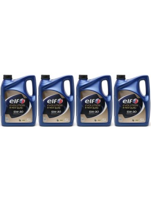 Elf Evolution R-Tech RN17 5W-30 Motoröl 4x 5 = 20 Liter