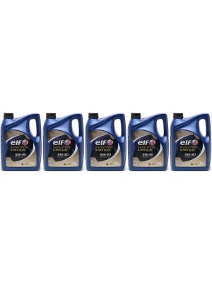 Elf Evolution R-Tech RN17 5W-30 Motoröl 5x 5 = 25 Liter