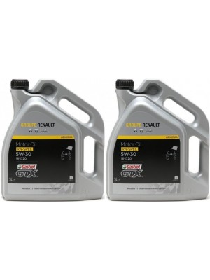 Castrol GTX 5W-30 Renault RN 720 Motoröl 2x 5 = 10 Liter