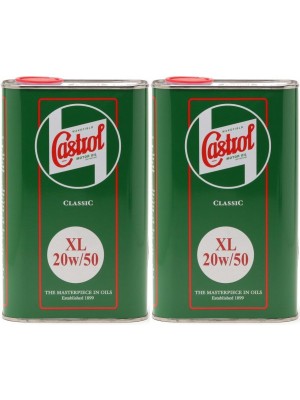 Castrol Classic XL 20W-50 Oldtimer Öl / Classic Cars Motoröl 2x 1l = 2 Liter