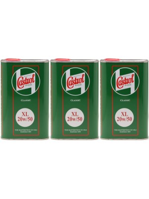 Castrol Classic XL 20W-50 Oldtimer Öl / Classic Cars Motoröl 3x 1l = 3 Liter