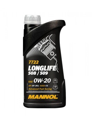 MANNOL 7722 0W-20 Longlife 508.00/ 509.00 Motoröl 1l