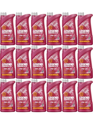 MANNOL 7921 Legend Formula C5 0W-20 Motoröl 18x 1l = 18 Liter