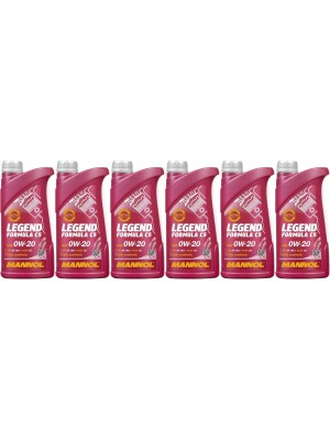 MANNOL 7921 Legend Formula C5 0W-20 Motoröl 6x 1l = 6 Liter