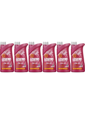 MANNOL 7921 Legend Formula C5 0W-20 Motoröl 6x 1l = 6 Liter