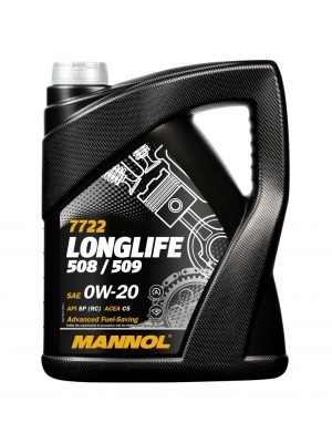 MANNOL 7722 0W-20 Longlife 508.00/ 509.00 Motoröl 5l