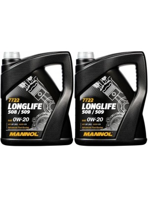 MANNOL 7722 0W-20 Longlife 508.00/ 509.00 Motoröl 2x 5 = 10 Liter